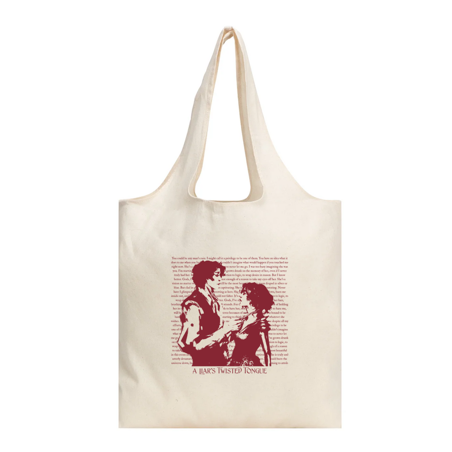 Desdemona & Lucian Tote Bag – A Liar’s Twisted Tongue